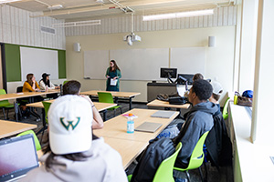 Faculty in classroom